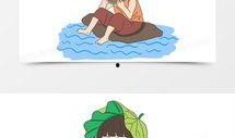 夏天吃瓜句子简短,瓜果飘香